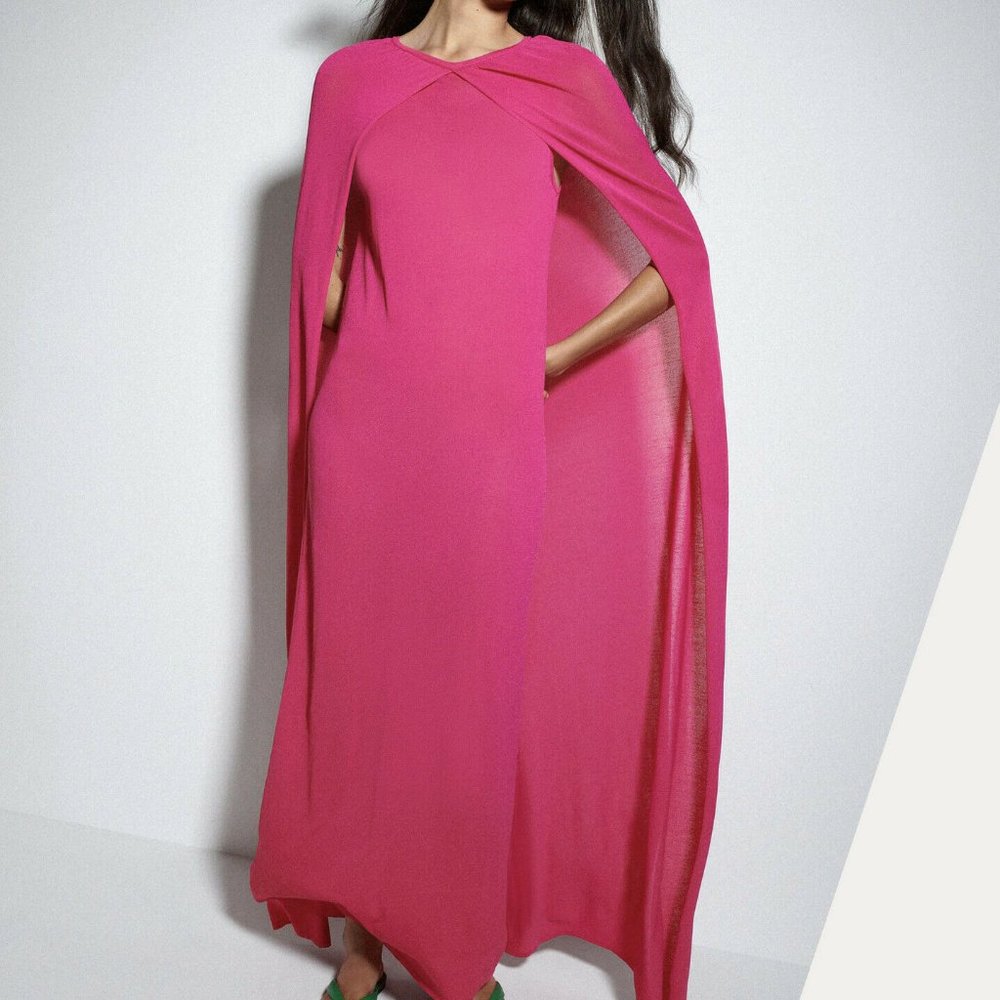 ZARA Fuchsia Limited Edition PINK SMALL DRESS